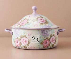 Cazuela de Metal Aislada con Tapa Estilo Medianoche, para Servir Comida, Ideal para Ramadán, Vajilla para Comedor y Pedidos al por Mayor - Product Image 4