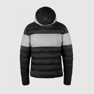 Custom Private Label Men's Puffer <b>Jacket</b> with Stand Collar and <b>Winter</b> Pocket High Street Style Personalized Logo - Product Image 4