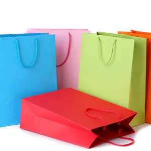 कस्टम प्रिंटिंग पेपर बैग शॉपिंग बैग प्रोमोशनल बैग सीधे प्रिंटिंग पैकेजिंग फैक्ट्री से थोक