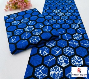 Tissu Sergé en Coton Léger de Haute Qualité à Imprimé Wax Africain Personnalisé, Matière pour Robe Ankara, Textile d'Extérieur, Fabricant OEM ODM - Product Image 3