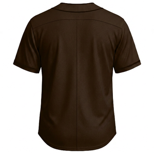 เสื้อเบสบอลผู้ชายสไตล์ใหม่ ปรับแต่งชื่อทีมได้ พิมพ์ลายแบบซับลิเมชั่น ระบายอากาศ แห้งเร็ว ไซส์ใหญ่ แขนสั้น - Product Image 5