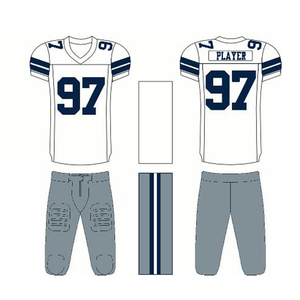 Maillot de football américain personnalisé en gros, uniforme d'équipe sublimé - Product Image 1