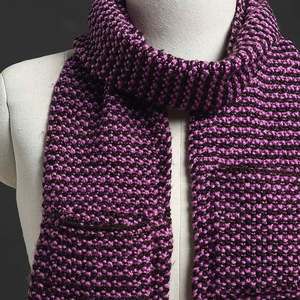 Preppy Style Unisex Knitted <b>Scarf</b> - Campus Fashion Winter Muffler - Custom Logo Soft Crochet Neck Accessory - Product Image 2