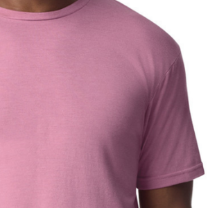 Camiseta de Manga Corta para Hombre, Cuello Redondo, Algodón Jersey, Corte Regular, Color Rosa Sólido, Estilo Casual, Más Vendida y en Tendencia en 2026 - Product Image 4