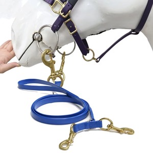 Lujoso Halter de Polo Ajustable de Cuero/Nylon con Acolchado Suave y Duradero, Ajuste Cómodo, Herrajes para Equitación y Entrenamiento - Product Image 6