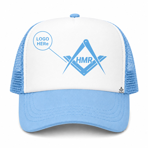 Casquette unisexe à 6 panneaux avec logo personnalisé, pour la tenue maçonnique héritage, l'équipement grec, les vêtements maçonniques, les confréries, les sororités, les fraternités et les confraternies féminines - Product Image 1