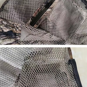 Gilet de pêche multifonctionnel en maille pour l'extérieur, imperméable, multi-poches, avec design de sublimation forestière - Product Image 6