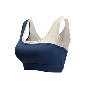 Custom Women's Wireless Racerback Plus Size Front Zip Shockproof Yoga Workout Gym Sports Bra <b>Animal</b> Print Rhinestone High - Product Image 1