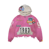 Sudadera con capucha para hombre OEM de invierno, de punto, con estampado por sublimación, diseño de dibujos animados, oversize, de peso pesado, 100% poliéster, forro polar lavado, con cremallera