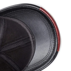 High Quality Classic Baseball Leather <b>Caps</b> With Custom Logo Wholesale Custom Logo Men And <b>Women</b> Leather <b>Cap</b> For Sale - Product Image 6