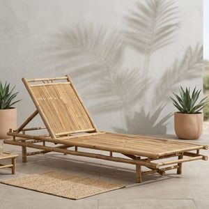 Tumbona Reclinable de Bambú Ecológica – Tumbona Resistente para Exteriores, Playa, Piscina, Patio y Resort - Product Image 6