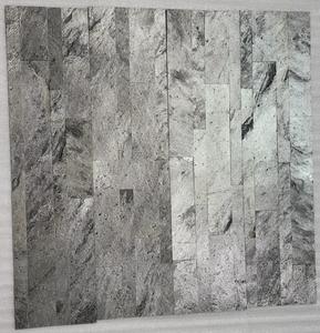 Revêtement mural décoratif en pierre d'ardoise naturelle flexible, design hôtelier de qualité, meilleur prix, épaisseur 4-6mm, 15x60cm - Product Image 3