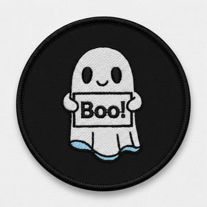 Patch brodé personnalisé tête d'alien gris, thermocollant, rond, pour vestes, chapeaux, accessoires vestimentaires science-fiction, vente en gros - Product Image 2