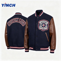 Veste de baseball tendance à bas prix pour hommes, design vintage, logo personnalisé, vestes de baseball pour hommes