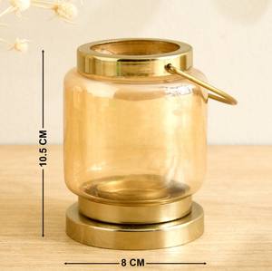 Portavelas de Latón de Lujo Hecho a Mano, Duradero y Ecológico, Decoración para el Hogar, Navidad, Pascua, Bodas, Portavelas Artístico, Art Empire Exports - Product Image 4