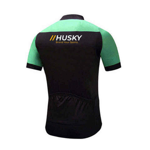 Jersey de Ciclismo Personalizado Azul de Manga Corta, Ecológico, 100% Poliéster, Unisex, Alta Elasticidad, Logotipo Frontal - Product Image 6
