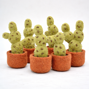 Juguete de Cactus de Fieltro de Lana Hecho a Mano - Planta Decorativa Suave, Juguete Ecológico para Niños, Juguete de Peluche de Cactus de Fieltro Personalizado - Product Image 2