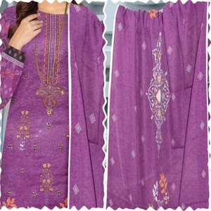 Ensemble Kurta pour femmes-Vente entière Costumes de pelouse trois pièces pakistanais et indiens par AF Fashion Salwar Kameez Dupata robe indienne - Product Image 3