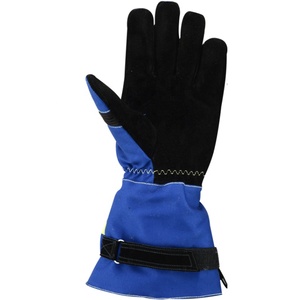 Gants en cuir fendu mi-coude KEVEN IMPEX KI-554 - Imperméables, résistants au feu, écologiques, couleurs bleu/noir, toutes saisons - Product Image 5
