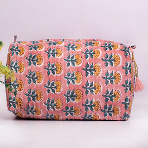 Juego de Bolsas de Maquillaje Multifuncionales con Estampado Artesanal, Ecológicas, Resistentes al Agua, de Gran Capacidad, Organizador de Cosméticos de Viaje - Product Image 3