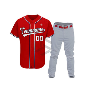 Wholesale Customized High Quality <b>Baseball</b> Uniform Sports Wear Wholesale High Quality Polyester <b>Baseball</b> Uniform OEM Serviced - Product Image 2