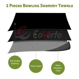 Sac d'entretien pour boule de bowling en microfibre lavable, chiffon de nettoyage doux pour l'entretien de la surface de la boule de bowling - Product Image 2