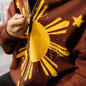 Sweat à capuche d'hiver pour homme avec poche, en molleton 100 % coton, design respirant - Product Image 6