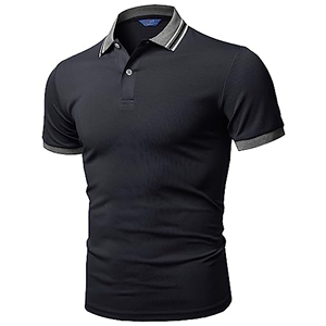 Camiseta de Golf Personalizada de Alta Calidad para Hombre, Tejido Sólido Impreso Digitalmente, Transpirable, Manga Corta, Corte Holgado - Product Image 1