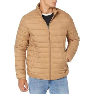 Fashion Puffer Jacket <b>Padded</b> Down Winter Puffer Jackets Men New Casual Fashion Stand Hooded Slim Winter Puffer Jacket - Product Image 1