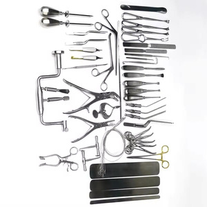 PISSCO Craniotomy Surgical <b>Instrument</b> Set Neurosurgery <b>Instrument</b> Set 60 Pcs Brain Surgery <b>Instruments</b> Kit Stainless Steel - Product Image 5