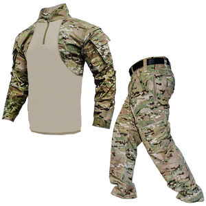 Uniforme Táctico de Camuflaje para Hombre, Uniformes de Seguridad Transpirables e Impermeables con Cierre de Cremallera y Diseño de Patrón Impreso - Product Image 1