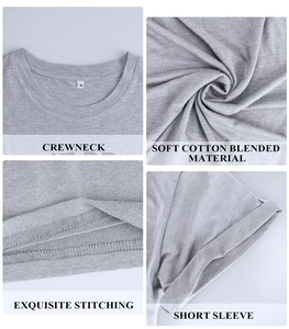 เสื้อยืดผู้ชายลายกราฟิก พิมพ์ลายสตรีทแวร์ลำลอง แขนสั้น ผ้าฝ้าย แฟชั่นลายกราฟิกนามธรรม เสื้อยืดผู้ชายเทรนด์ฤดูร้อน - Product Image 4