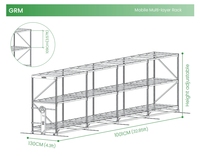 Système d'agriculture verticale modulaire - Étagère hydroponique mobile multicouche Reinfa au prix d'usine - Pour la laitue et les fraises