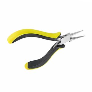 Round Nose Pliers Jewelry Making Tool Yellow Handle Carbon Steel <b>Wire</b> Looping Beading Professional <b>Crafting</b> Artisan Equipment - Product Image 3
