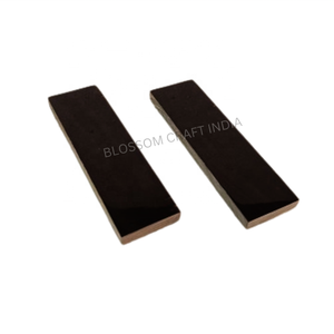 Básculas de cuerno de búfalo de agua Premium Asas de cuchillo negro azabache Placas de cuerno de vaca duraderas en todos los tamaños Estilo animal - Product Image 6