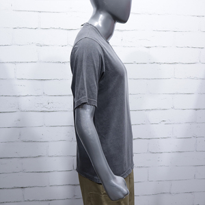 เสื้อยืดคอตตอนวินเทจทรงโอเวอร์ไซส์ คอกลม สไตล์สตรีทแวร์ สำหรับผู้ชาย - Product Image 2