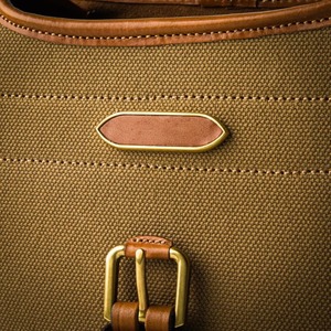 Sac à cartouches en cuir fait main, couleur sable et brun moyen, pour chasseurs, sac de tir en cuir, sac à munitions en cuir robuste pour la chasse - Product Image 6