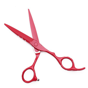 Ensemble de ciseaux professionnels en acier inoxydable pour coiffeur, ciseaux à effiler avec manche long, pour droitiers - Product Image 4