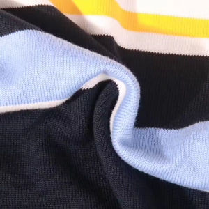 Camisetas de Rugby Unisex Personalizadas de Punto, 350gsm, de Algodón Grueso con Rayas, Transpirables, de Manga Larga, Tipo Polo Escolar para Adultos - Product Image 6