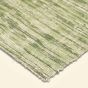 Tapis en laine tufté à la main vert sauge, motif abstrait linéaire moderne, antidérapant, écologique, à poils épais, pour salon - Product Image 5