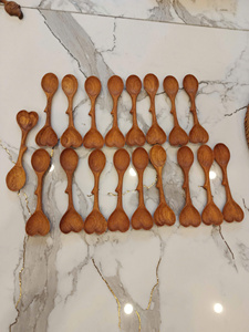 Vietnam <b>Wooden</b> Tasting Spoon Acacia Wood Mini Utensil for Yogurt Desserts <b>Ice</b> <b>Cream</b> Snacks Party Serving and Table Decor - Product Image 6