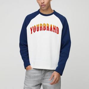 Camisetas de Manga Larga para Hombre 2026, Cuello Redondo, Estilo Casual, Bloques de Color, Algodón y Spandex, Jersey Sublimado Personalizado - Product Image 1