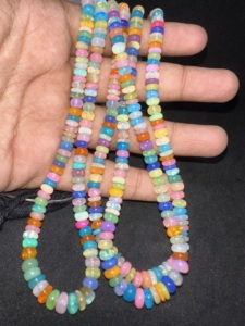 Cuentas facetadas de ópalo disco AAA+ de 6 mm, cuentas de ópalo disco, cuentas de ópalo disco de 16 pulgadas, ópalo etíope, cuentas de ópalo Candy - Product Image 1