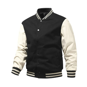Chaqueta Varsity Stonefield Manufacturing - 100% Lana, con Capucha, Impermeable, Estampado de Dibujos Animados, Reversible, Ropa de Calle, Ropa de Invierno - Product Image 5