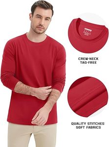 T-shirts décontractés à manches courtes 100 % coton pour hommes, col rond, respirants, séchage rapide, anti-plis, écologiques, personnalisables, haute qualité - Product Image 6