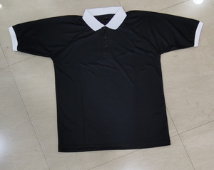 T-shirt formel d'été pour homme Apex Safety Dropshipping, 210G, en chiffon, séchage rapide, brodé, boutonné sur le devant, manches courtes, en polycoton - Product Image 2