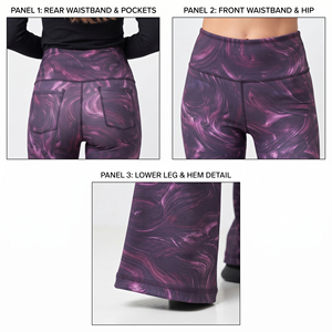 Custom Printed <b>Women</b> Yoga <b>Leggings</b> Street Style Ladies Flare <b>Leggings</b> High Waist <b>Women</b> Gym Workout Pants Breathable Yoga Tights - Product Image 6