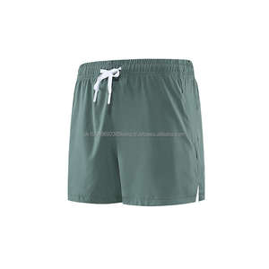 Short de sport décontracté et athlétique pour homme avec poche zippée Short de course à pied et de fitness à séchage rapide Logo personnalisé - Product Image 2