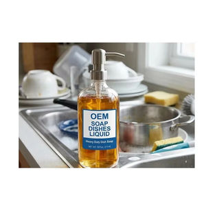 Liquide vaisselle, détergent liquide, gel nettoyant pour la vaisselle, nettoyant pour la cuisine, nettoyant pour assiettes, liquide de lavage de la vaisselle - Product Image 1