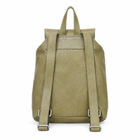 Sac à dos en cuir véritable souple, durable, respirant, avec fermeture à cordon, imperméable, grande capacité, doublure en polyester, unisexe